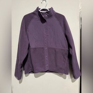 Ladies Gapfit button up sweater/coat - large